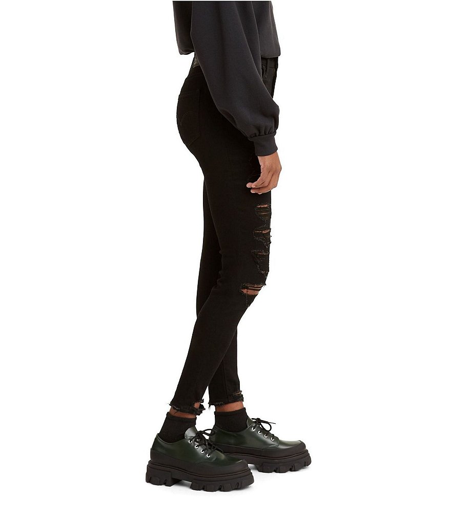 Celebrity Pink Destructed Mom Jeans