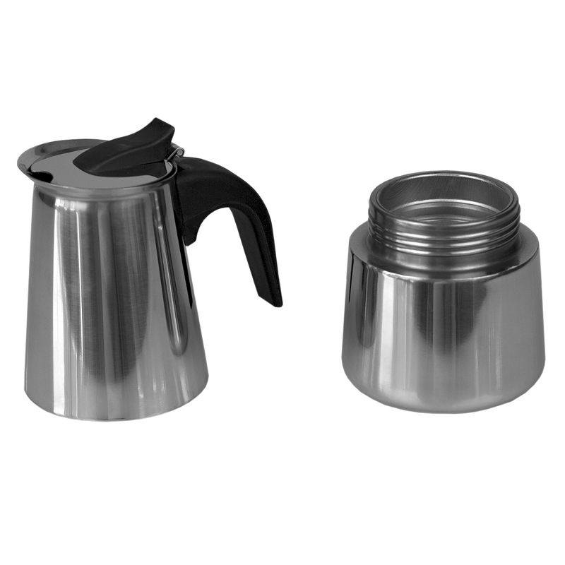 Bialetti 3 Cup Moka Stovetop Espresso Maker - Silver