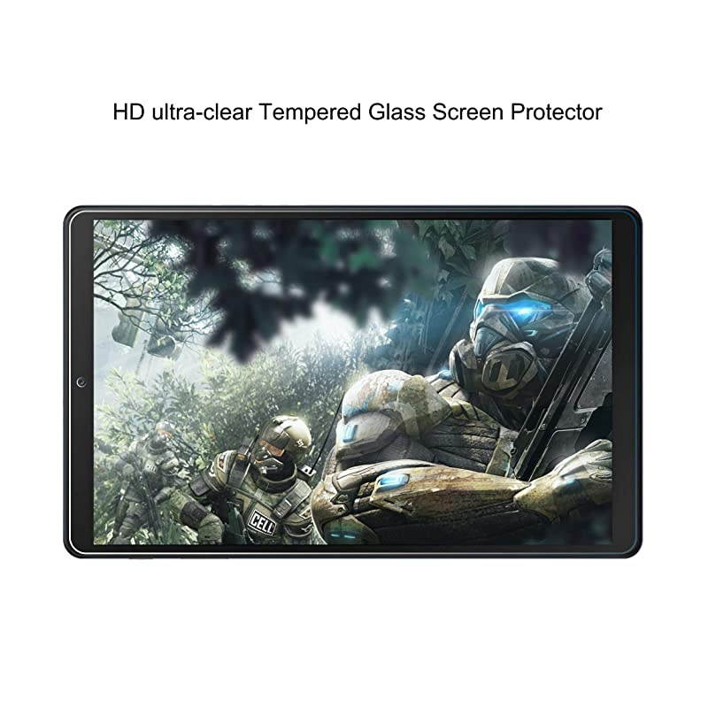 Screen Protector for Galaxy Tab A 10.1 2019 Release SM-T510/SM-T515 Only 2 Pack Tempered Glass 9H Hardness 2.5D Edge Ultra Clear Anti Scratch Case Friendly