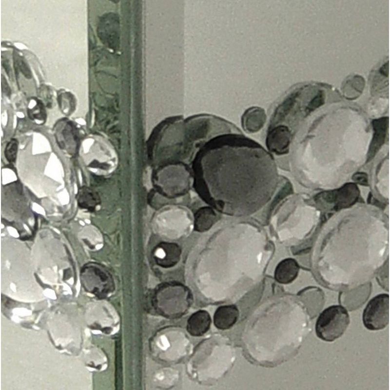 Harlow Tooth Brush Holder Light Silver - Elegant Home Fashions