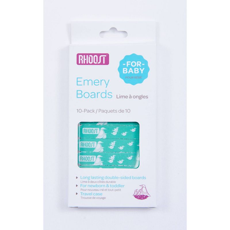 Rhoost Emery Board for Baby - 10pk