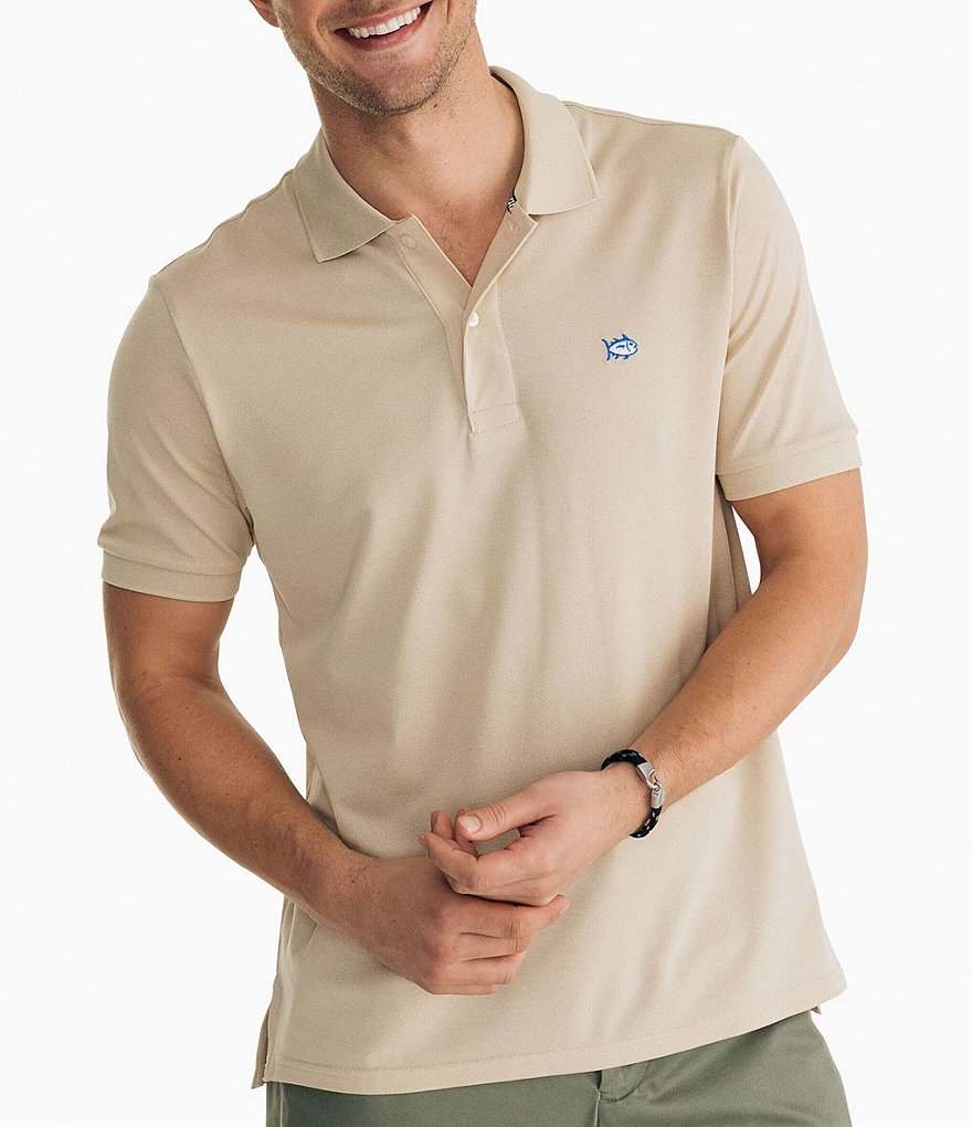 Southern Tide Heather SkipJack Performance Pique Short-Sleeve Polo Shirt