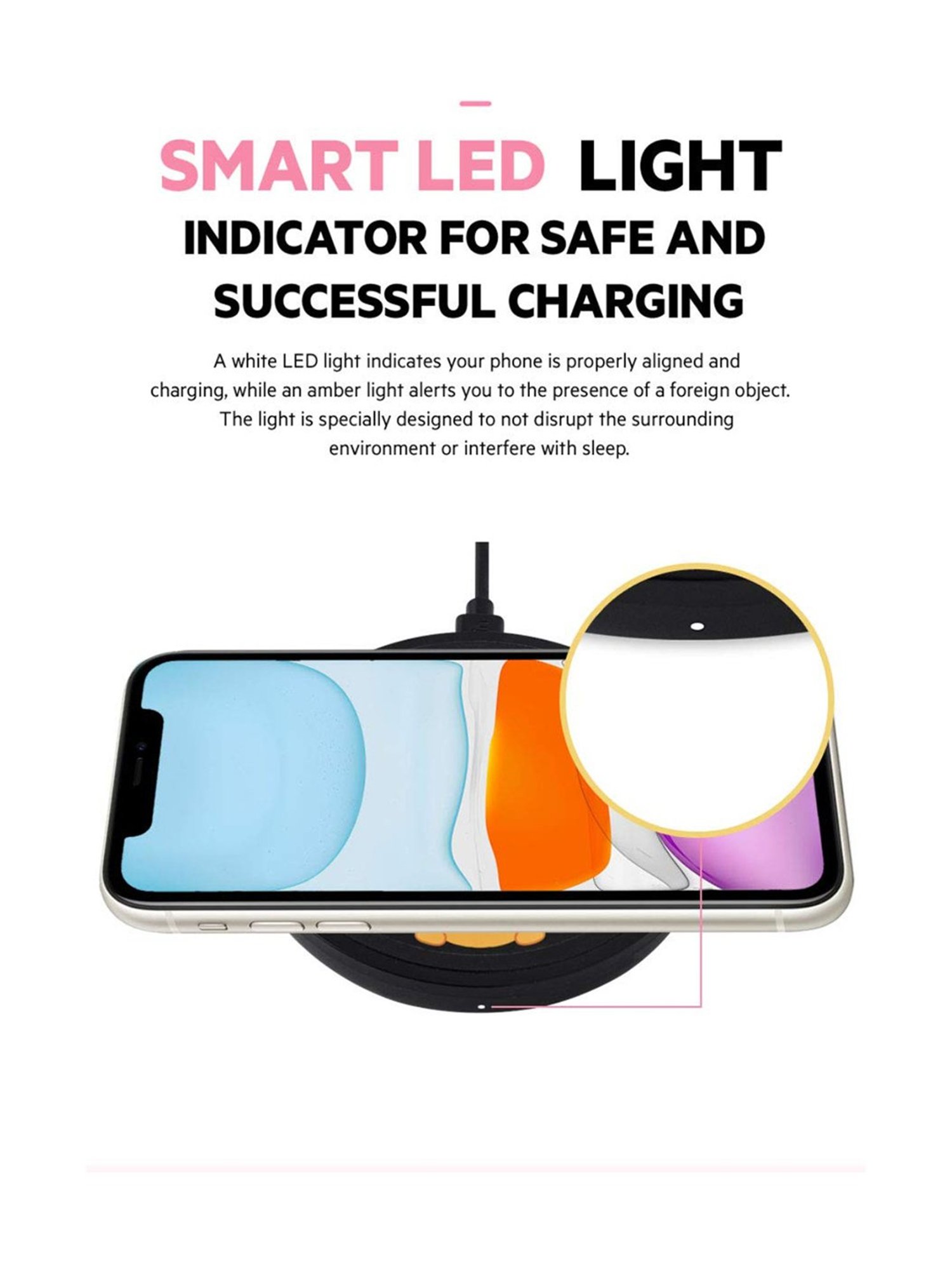 Belkin Kakao 10W Fast Wireless Charging Pad (Black)