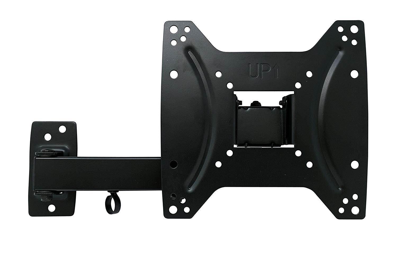 Kenuco Heavy Duty Full Motion TV Wall Mount for Most 17"-55" Samsung Sony Vizio LG LCD LED Plasma Flat Screen TV Monitor | up to 55 lb | VESA 400x400 | Swivels 180&deg; | Tilts 12&deg; | GML642