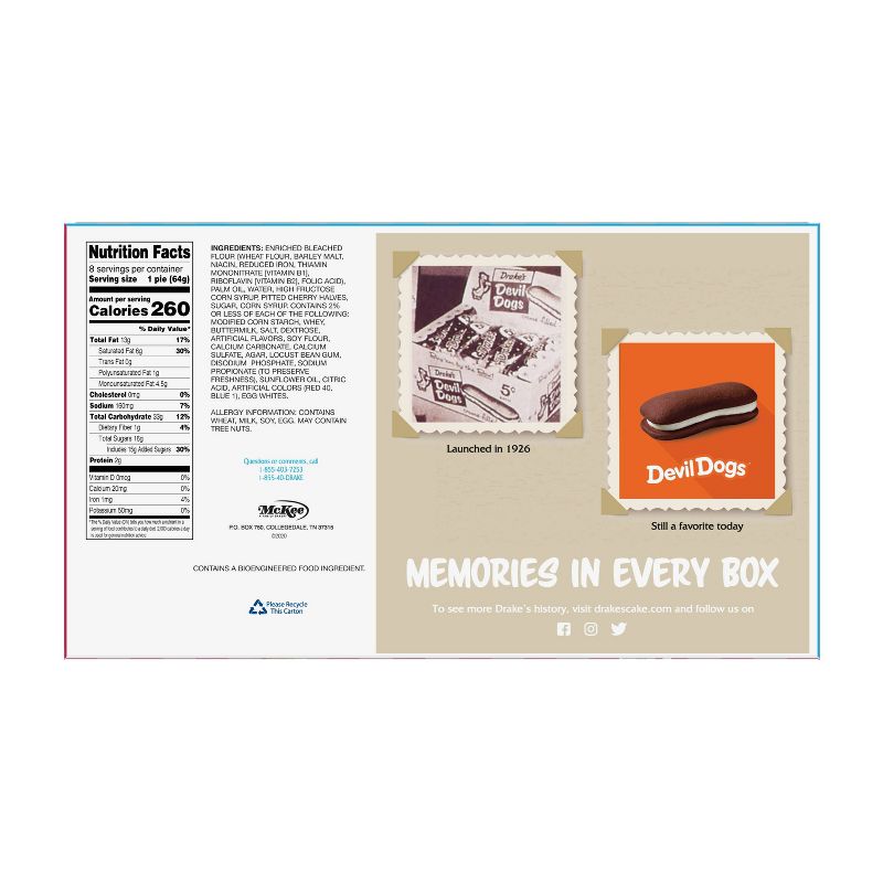 Drake's Cherry Fruit Pies - 8ct/18.04oz