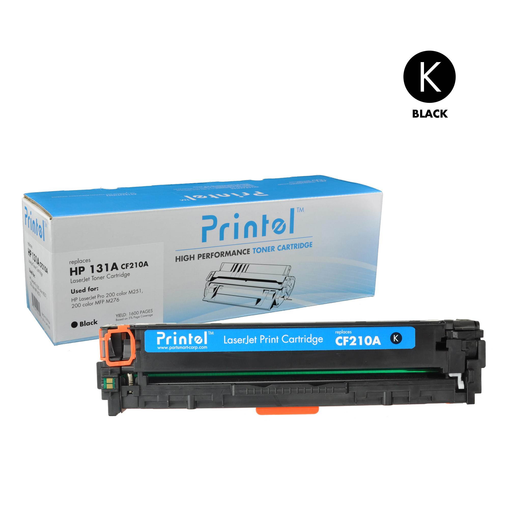 HP 131A (CF210A) Black Toner Cartridge Replacement for HP Color LaserJet Pro M251, HP Color LaserJet Pro M276 by Printel