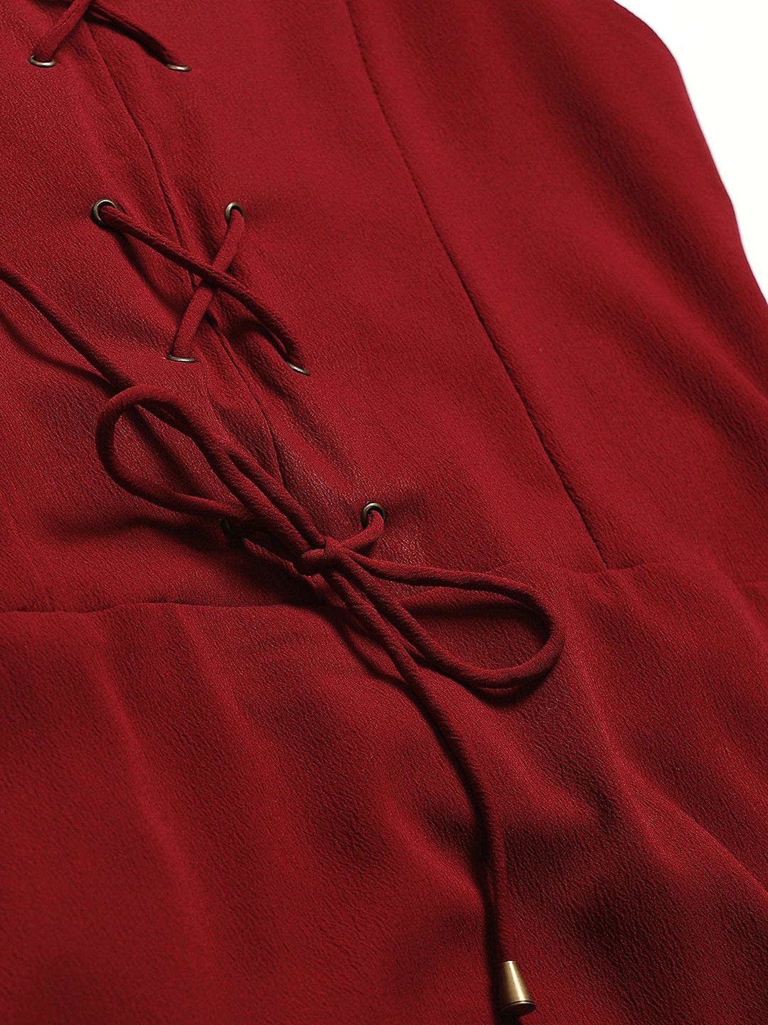 Carlton London Maroon Spaghetti Top