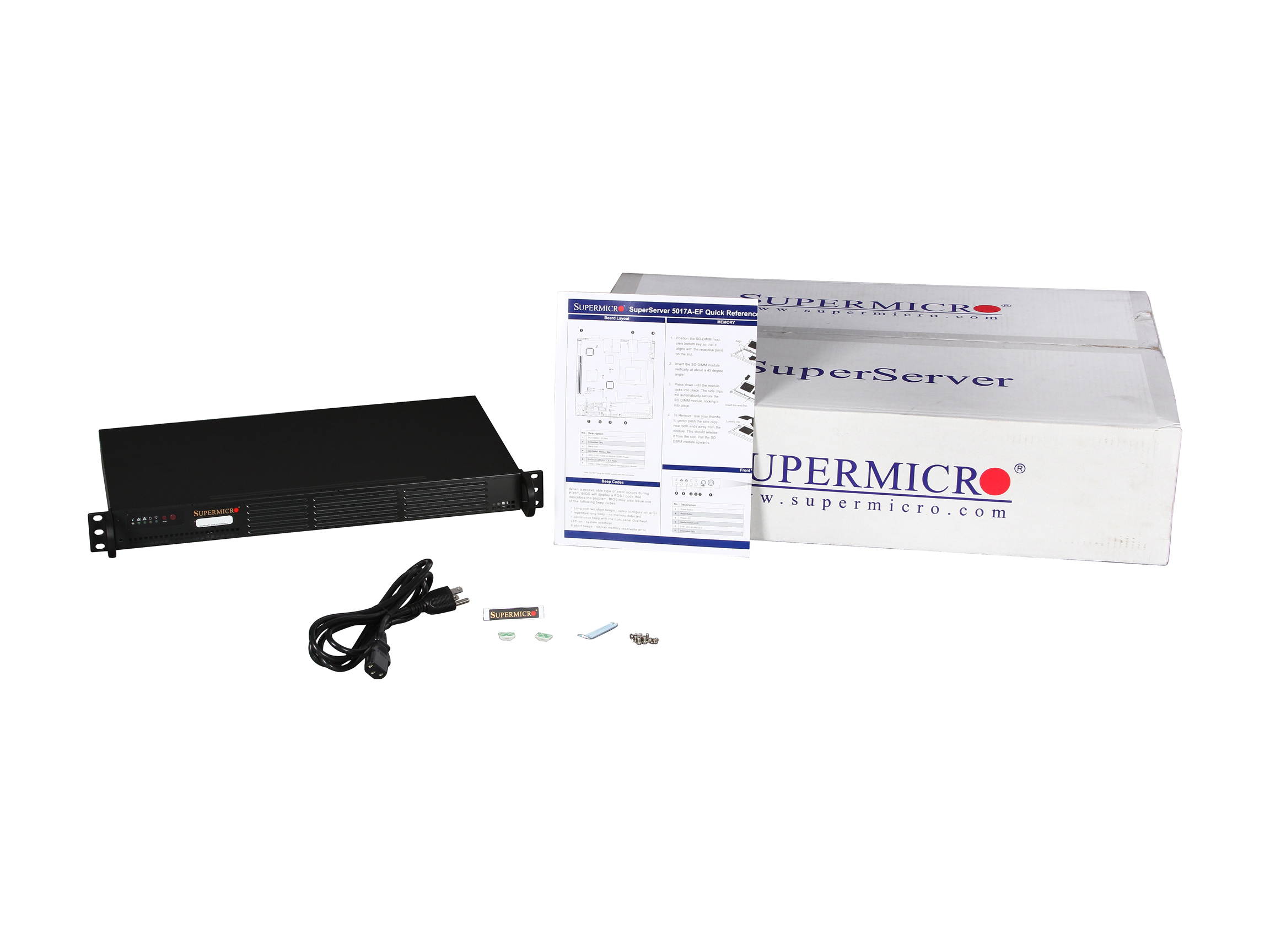 SUPERMICRO SuperServer SYS-5017A-EF 1U Rackmount Server Barebone