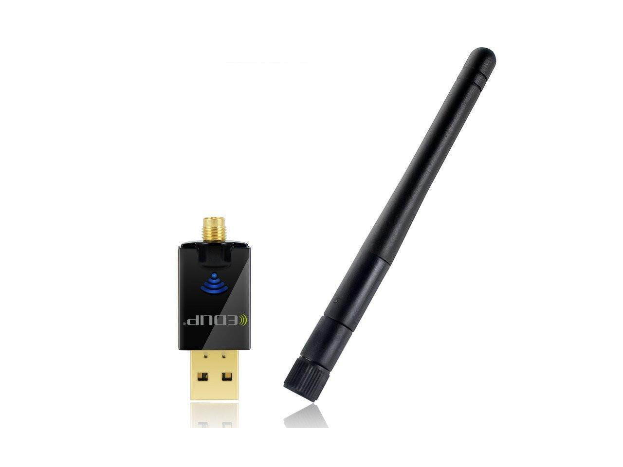 Wireless USB Adapter 600Mbps 2.4GHz / 5.8GHz WiFi Network Card with 2dBi External Antenna