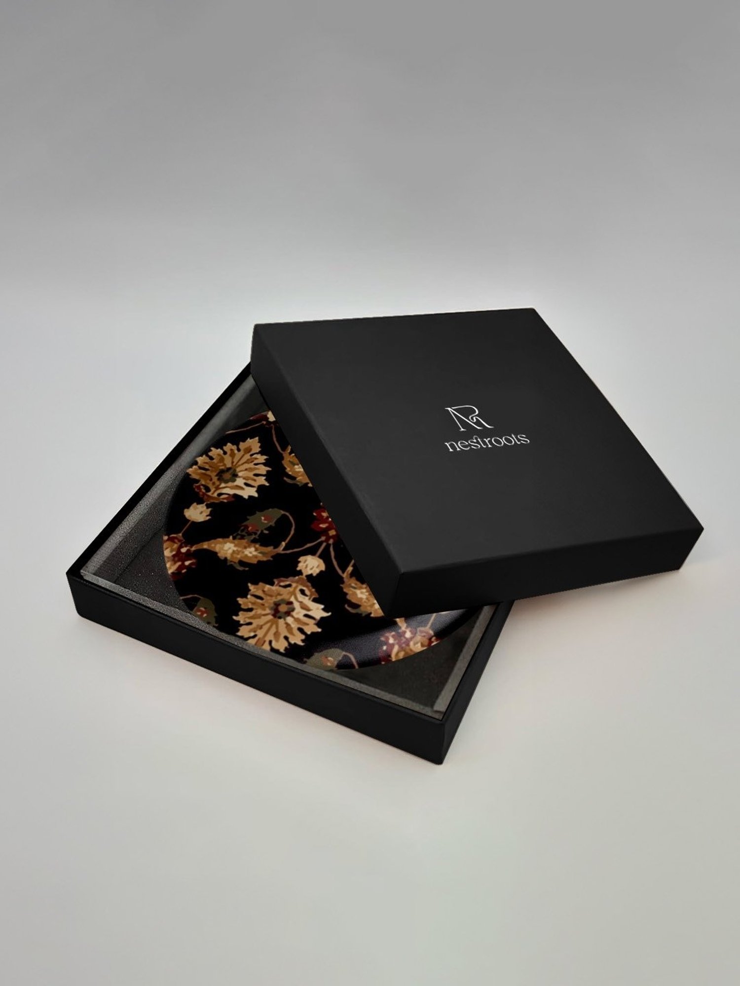 Nestroots Contemporary Print Multicolor Porcelain Wall Plate