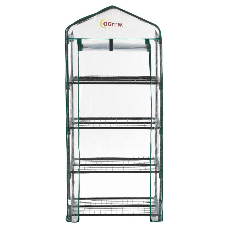 Ultra - Deluxe 4 Tier Portable Bloomhouse  - Clear - Ogrow