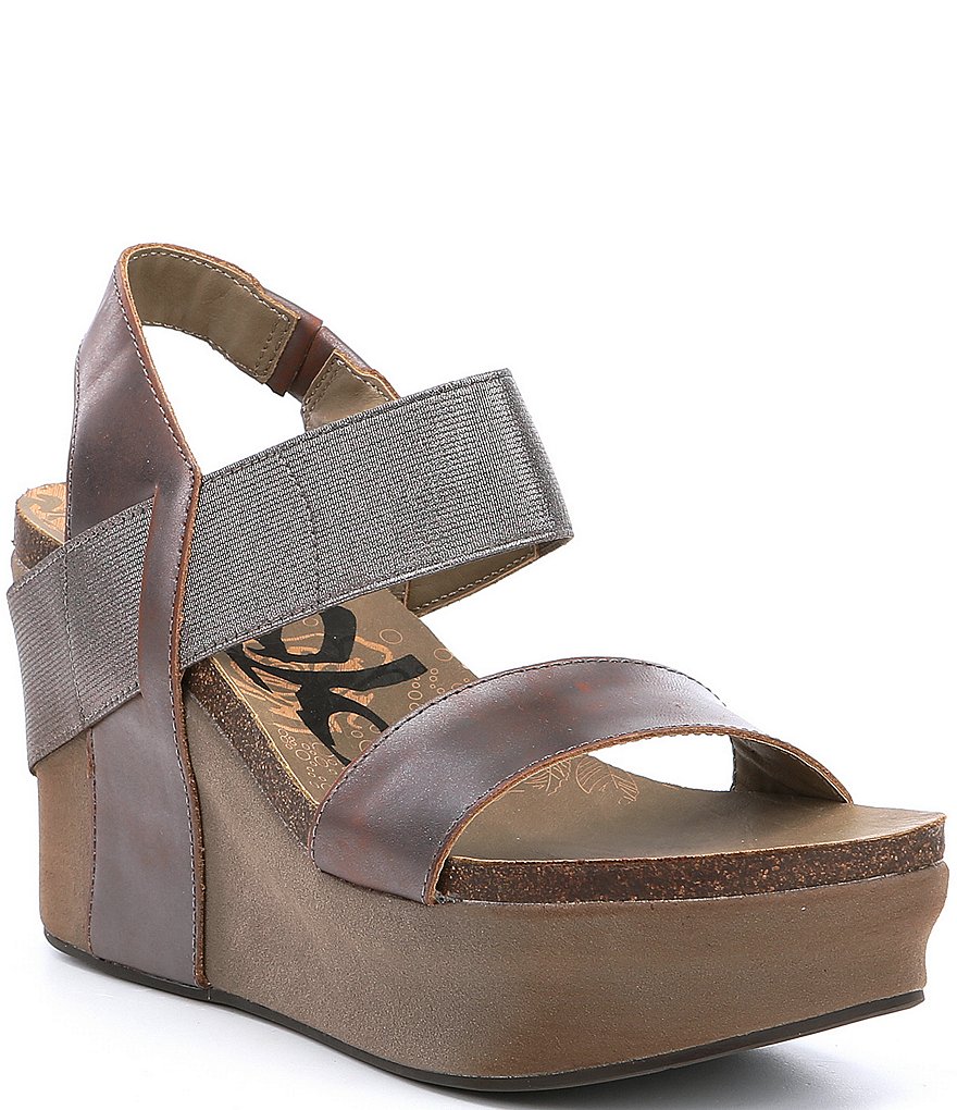 OTBT Bushnell Leather Platform Wedges
