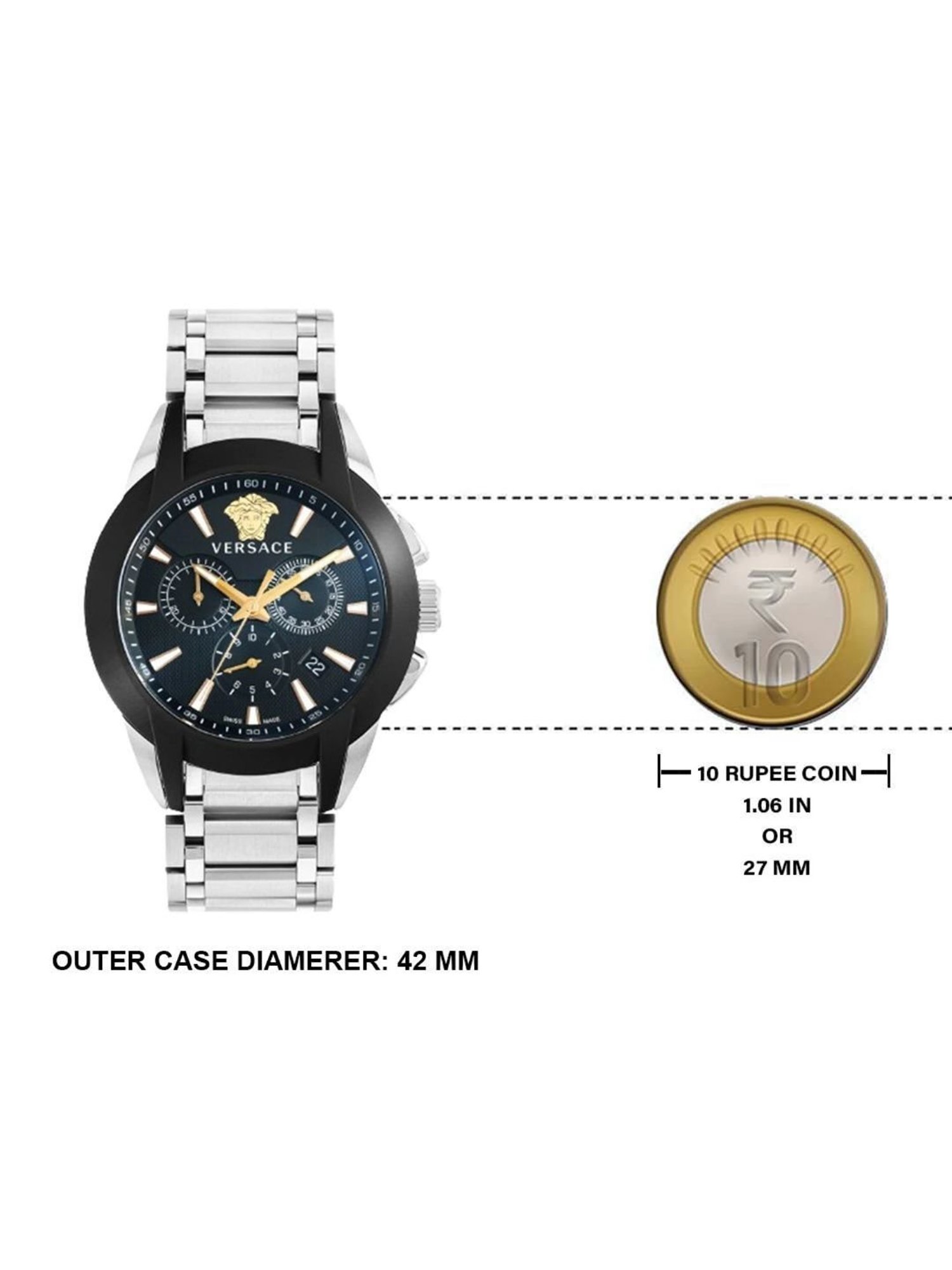 VERSACE VEM800218 Chronograph Watch for Men