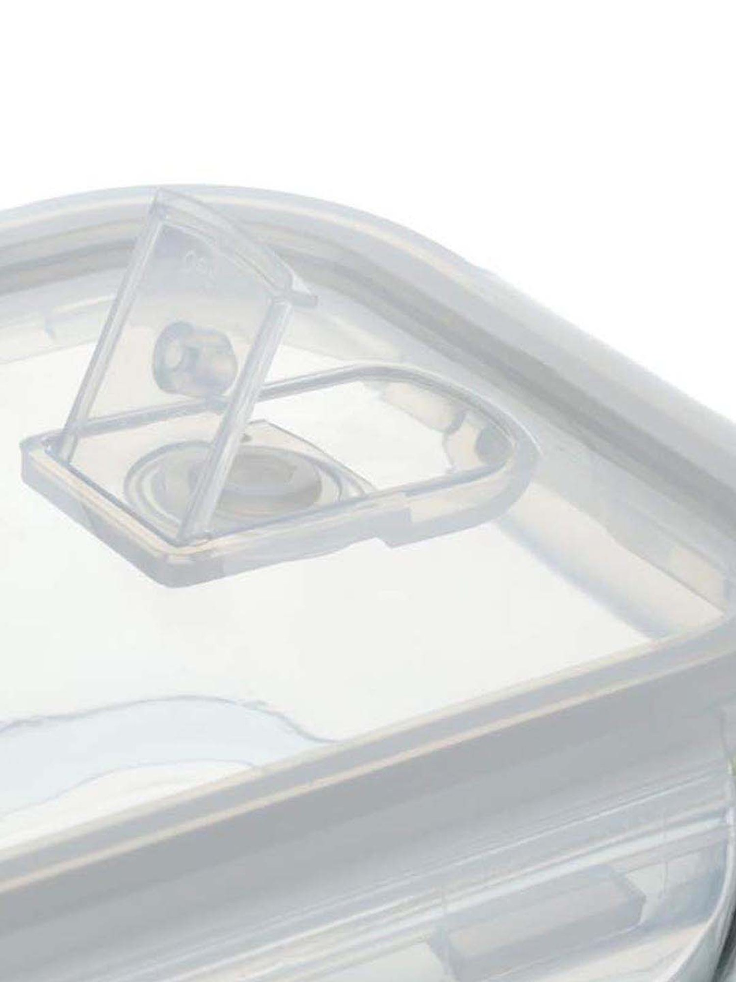 Femora Transparent Borosilicate Glass Containers with Lid (1000 ml) - Set of 3