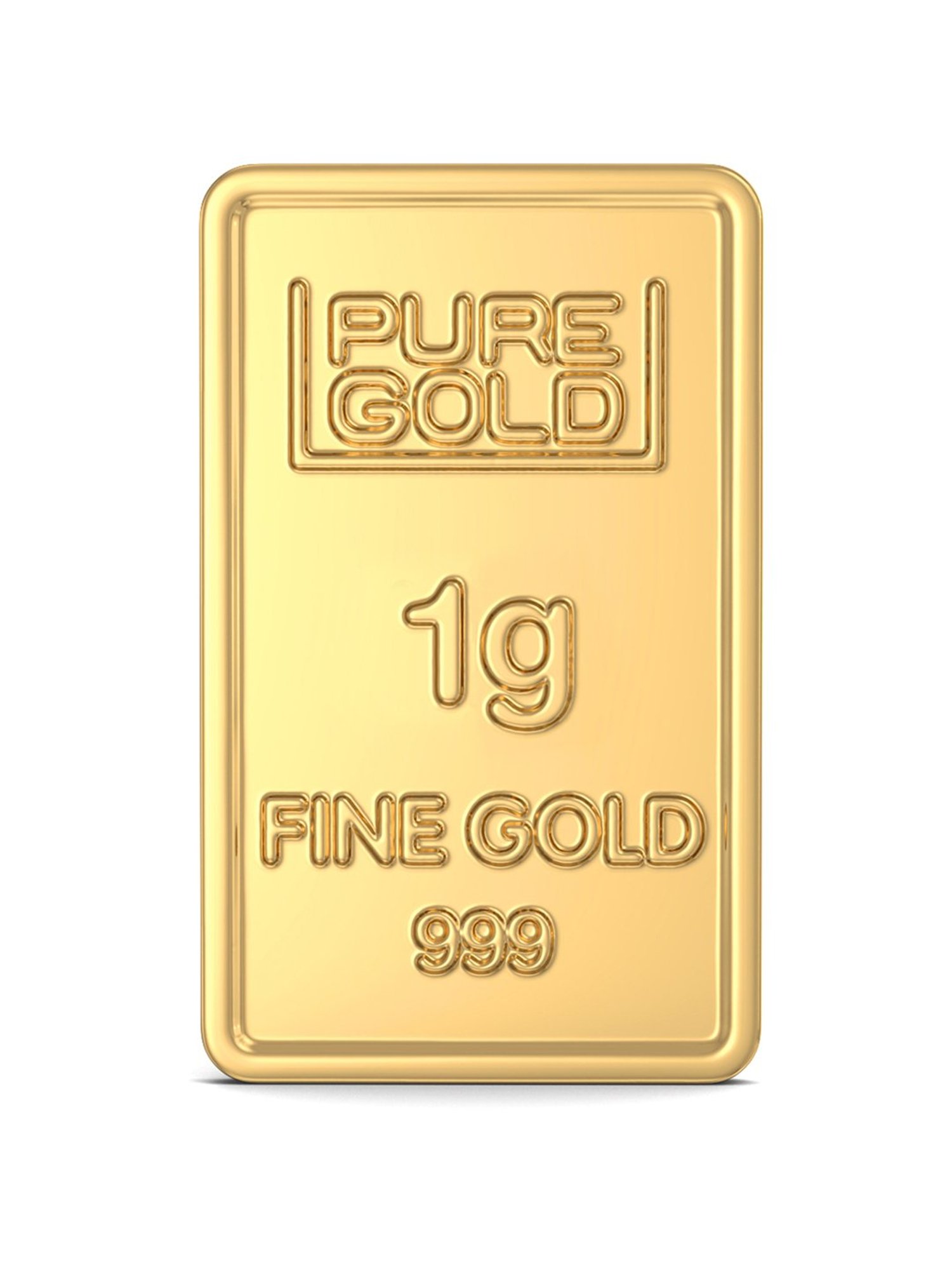 Joyalukkas Flower 24k (999) 1gm Yellow Gold Bar