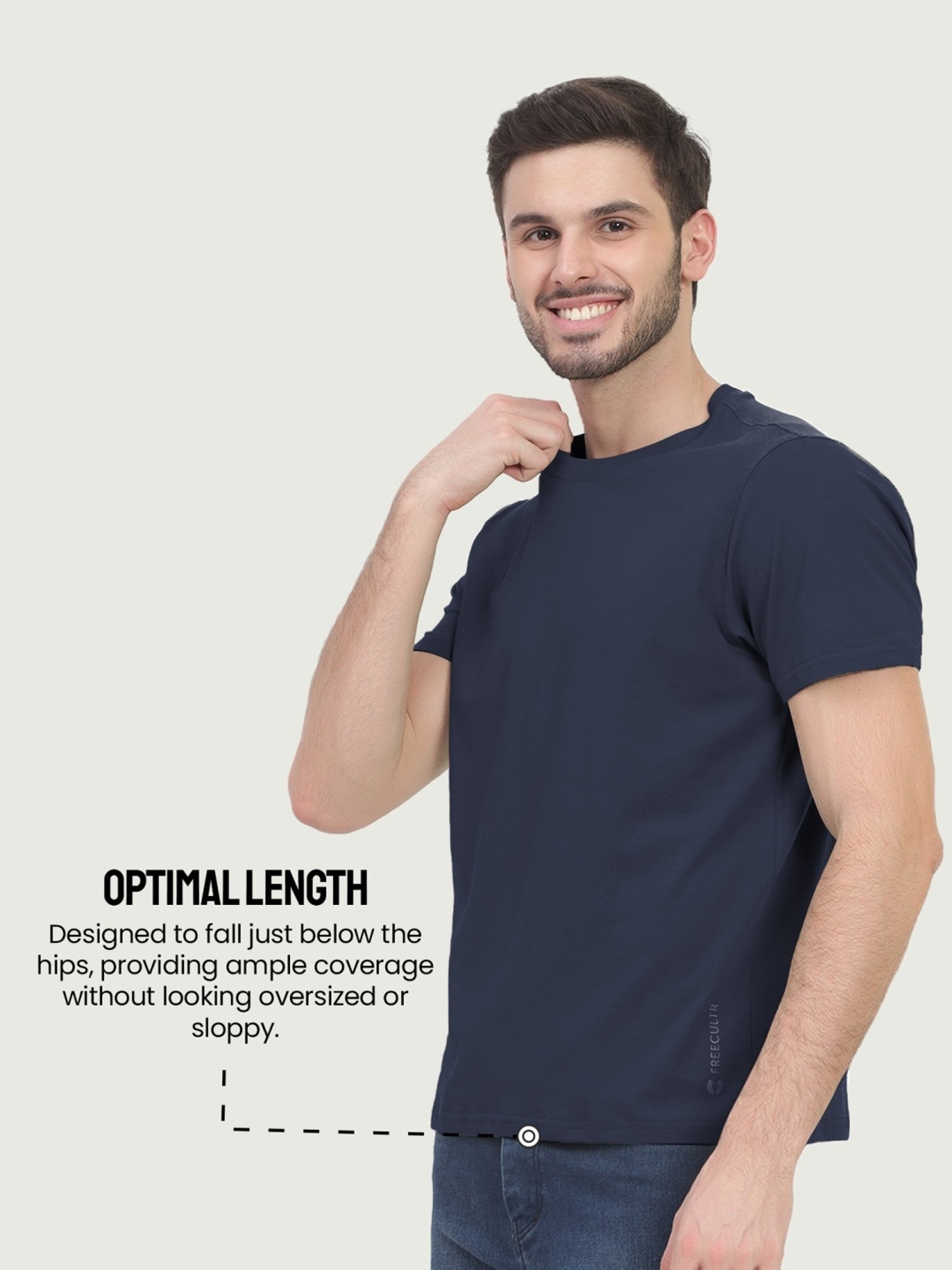 Freecultr Multicolored Cotton Regular Fit T-Shirt - Pack Of 3