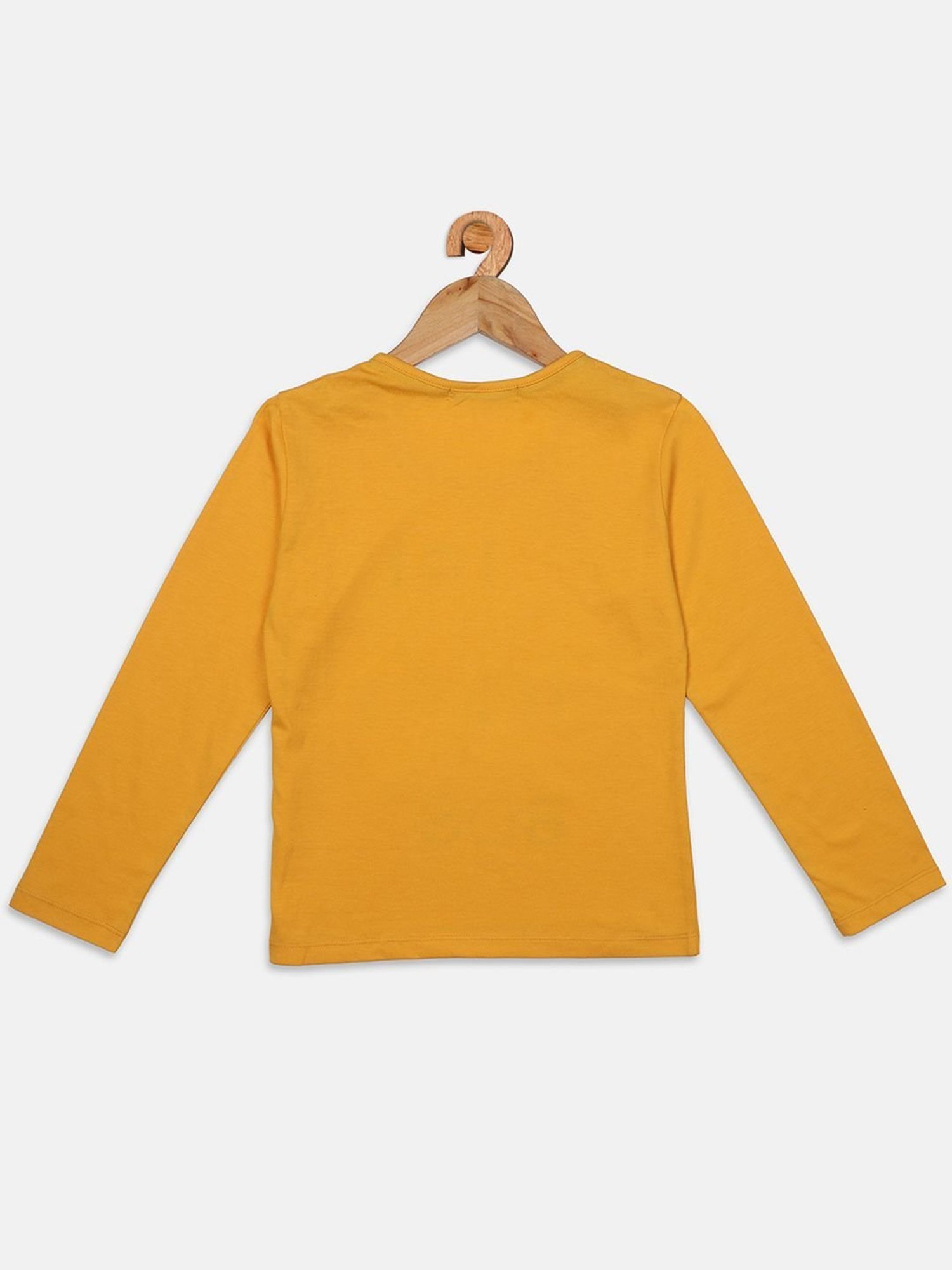 NINS MODA Kids Yellow Sequence Full Sleeves Top