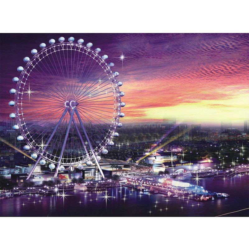 50*70cm Adult Puzzle 1000 Pcs Jigsaw Puzzle Animals Landscape Assembling Picture Paper Puzzle Educational Toys For Kids Adults