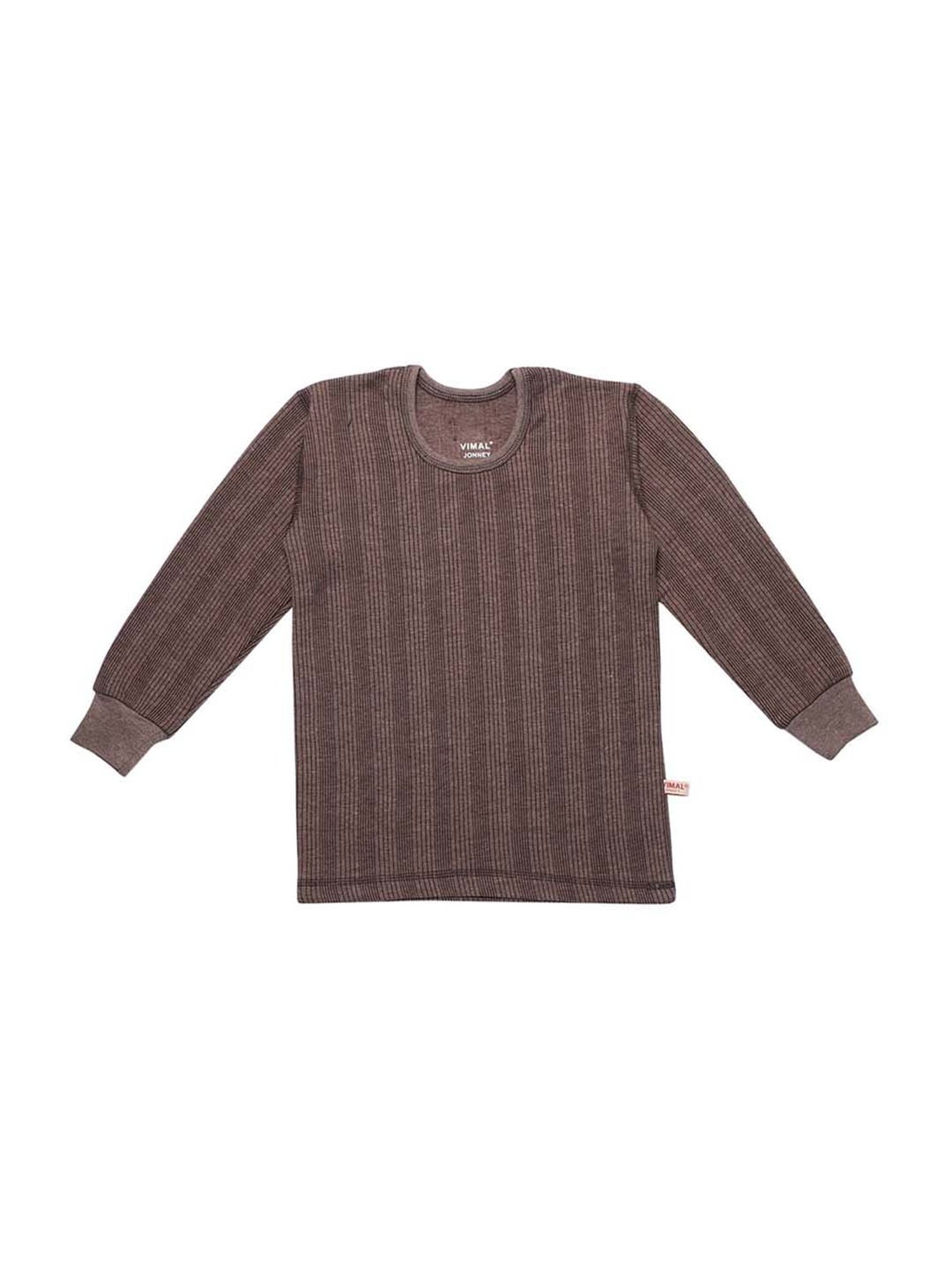 Vimal Jonney Kids Multicolor Regular Fit Thermal Tops - Pack of 2