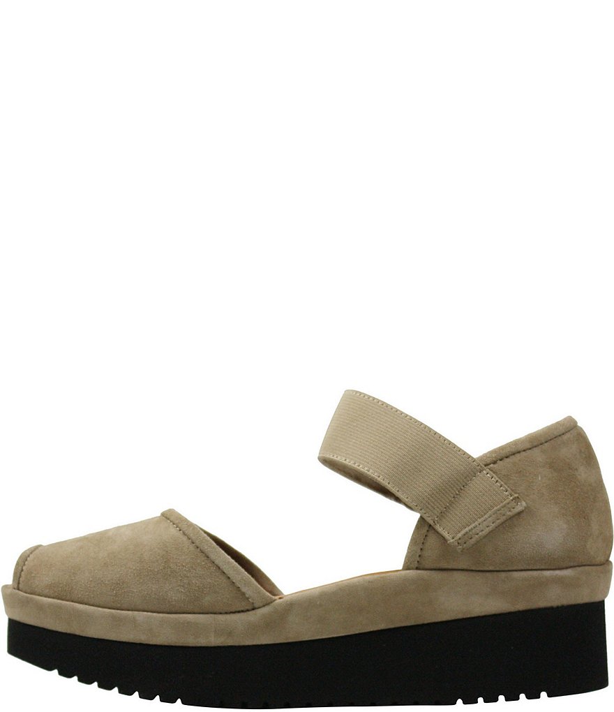 L'Amour Des Pieds Amadour Suede Flatform Sandals
