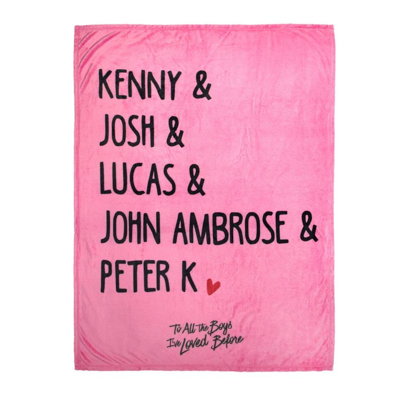 Netflix: To All the Boys I've Loved Before Names Throw