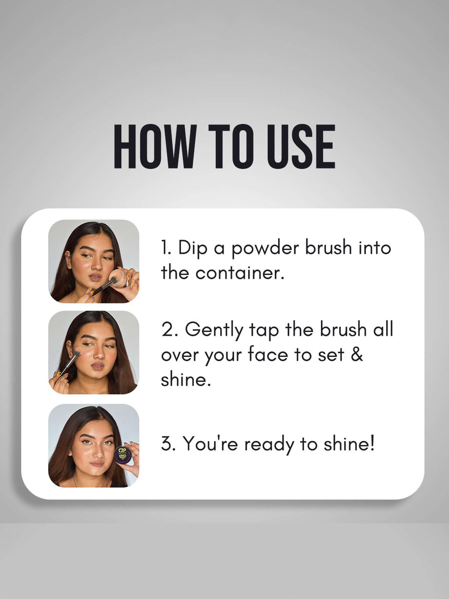 C2P PROFESSIONAL MAKEUP HD Luxury Luminous Powder Nude 04 - 13 gm