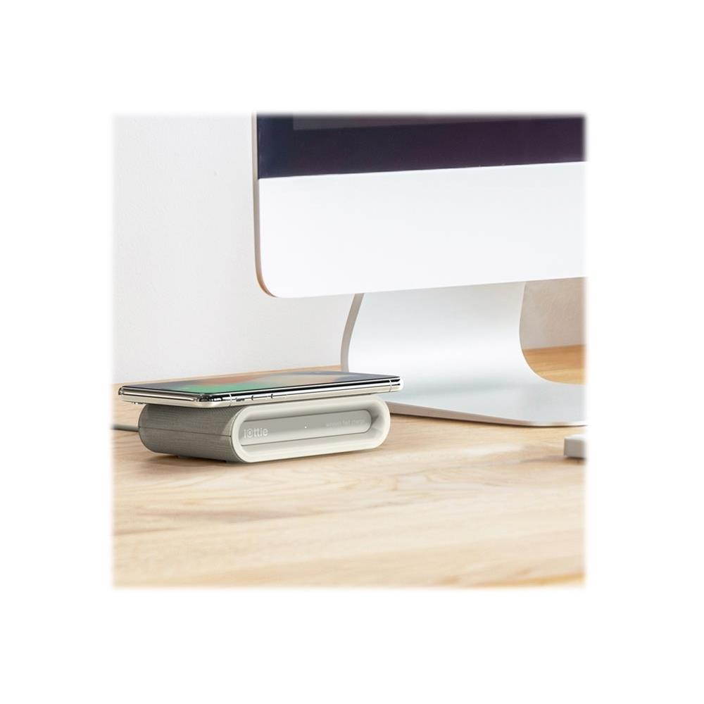 10W Qi Certified Wireless Charging Pad for iPhone&reg;/Android - Tan