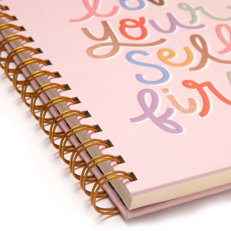 Lined Journal 8"x6" Hardcover Love Yourself - Colorful Inspiration