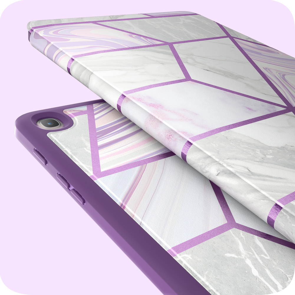 i-Blason Case Designed for Galaxy Tab A 10.1 (SM-T510/T515) 2019, [Cosmo] Full-Body Protection with Built-in Screen Protector Case for Samsung Galaxy Tab A 10.1 2019 Release (Marble)
