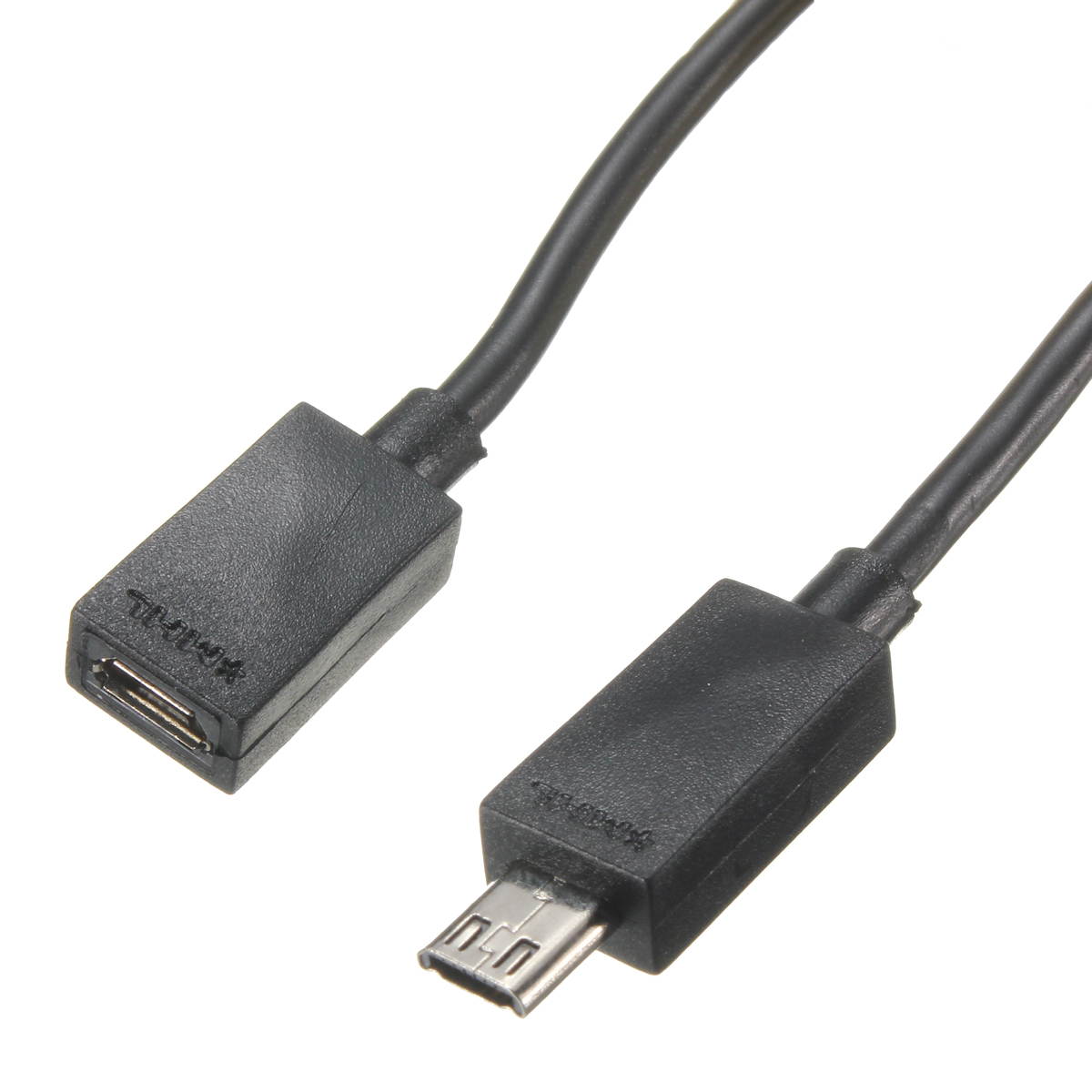 USB To 3.5mm x 1.35mm Plug Barrel Jack 5V DC Power Supply Cord Cable 65cm Black