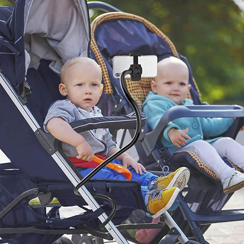 Mobile Phone Stand Lazy Bracket Cell Phone HolderPhone Holder for Bed DIY Free Rotating Mounts with Multiple Function Neck Phone Holder Gooseneck Cell Phone Holders Can Remote Selfie