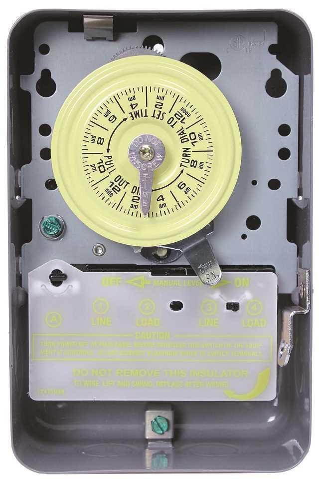 Time Clock 24 Hour Dpst 208-277V Intermatic Inc Misc. Office Supplies T104-20