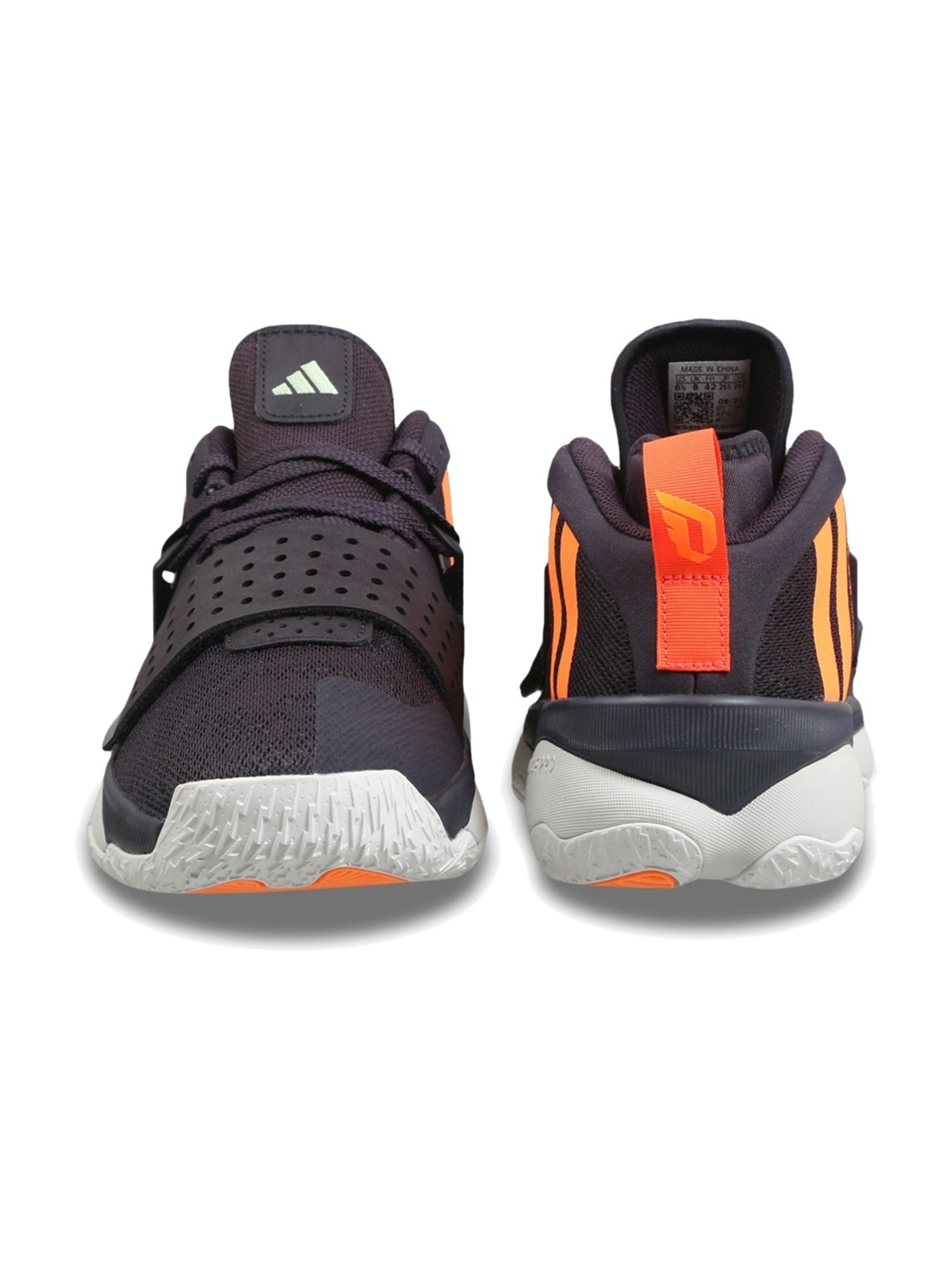 Adidas Men's DAME 8 EXTPLY Black Basketball Shoes