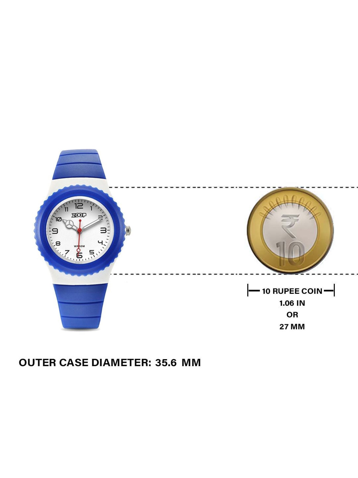 Zoop 16031PP03W Sport Analog Watch for Unisex