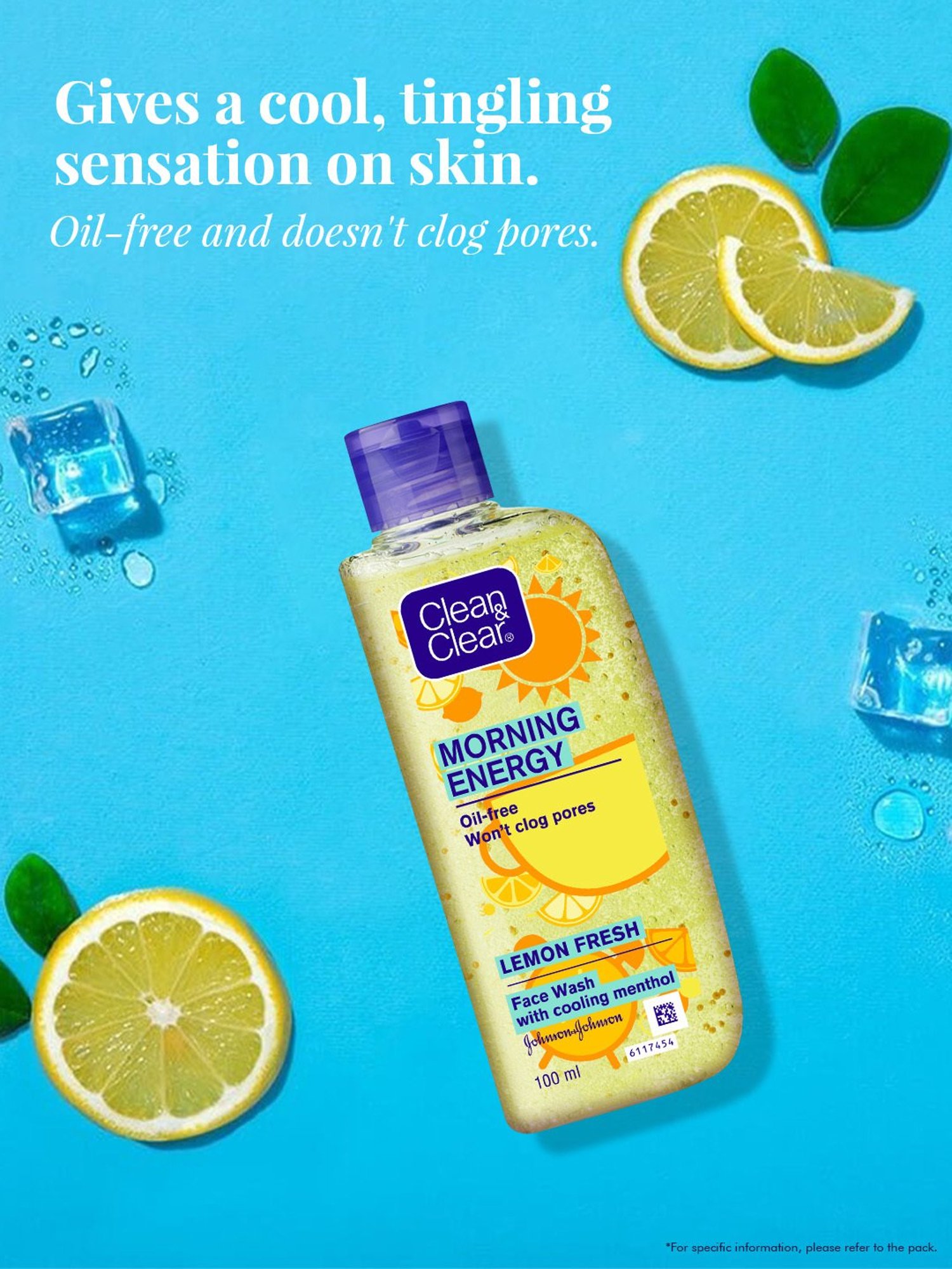 Clean & Clear Morning Energy Lemon Fresh Face Wash - 100 ml