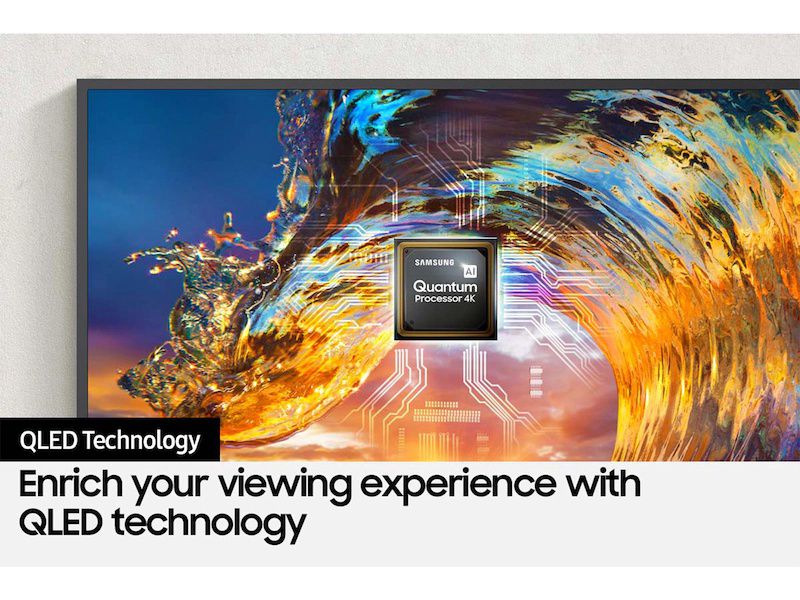 Samsung UN50TU8000 50" Crystal 8 Series 4K Ultra High Definition Smart TV with a Samsung HW-Q67CT 7.1CH Soundbar with Acoustic Beam and Wireless Rear Kit (2020)