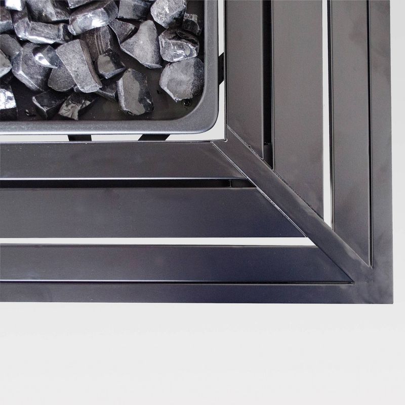 30" Outdoor Patio Gas Fire Pit with Steel Mantel Gray - Endless Summer