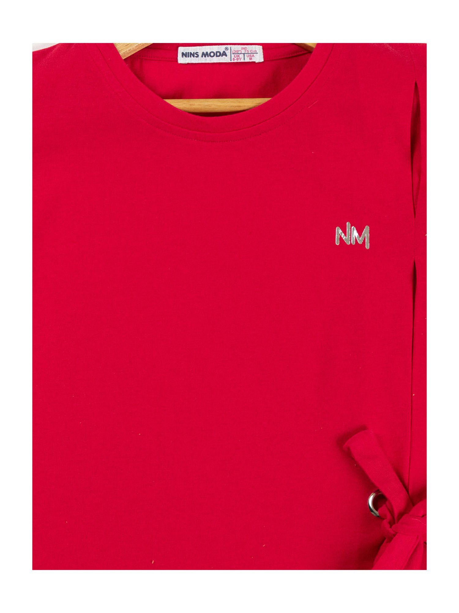 NINS MODA Kids Red Solid Top
