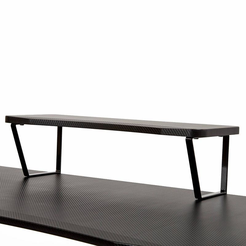 41.7"x23.3" Airlift Gaming E Sports Computer Desk Black - Seville Classics