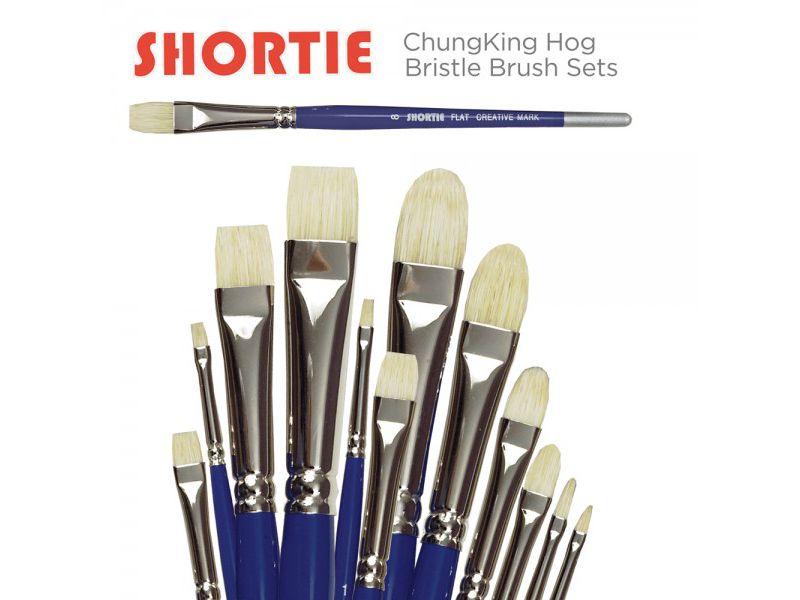 Synthetic Gold Taklon Real Value Brush Set-7/Pkg