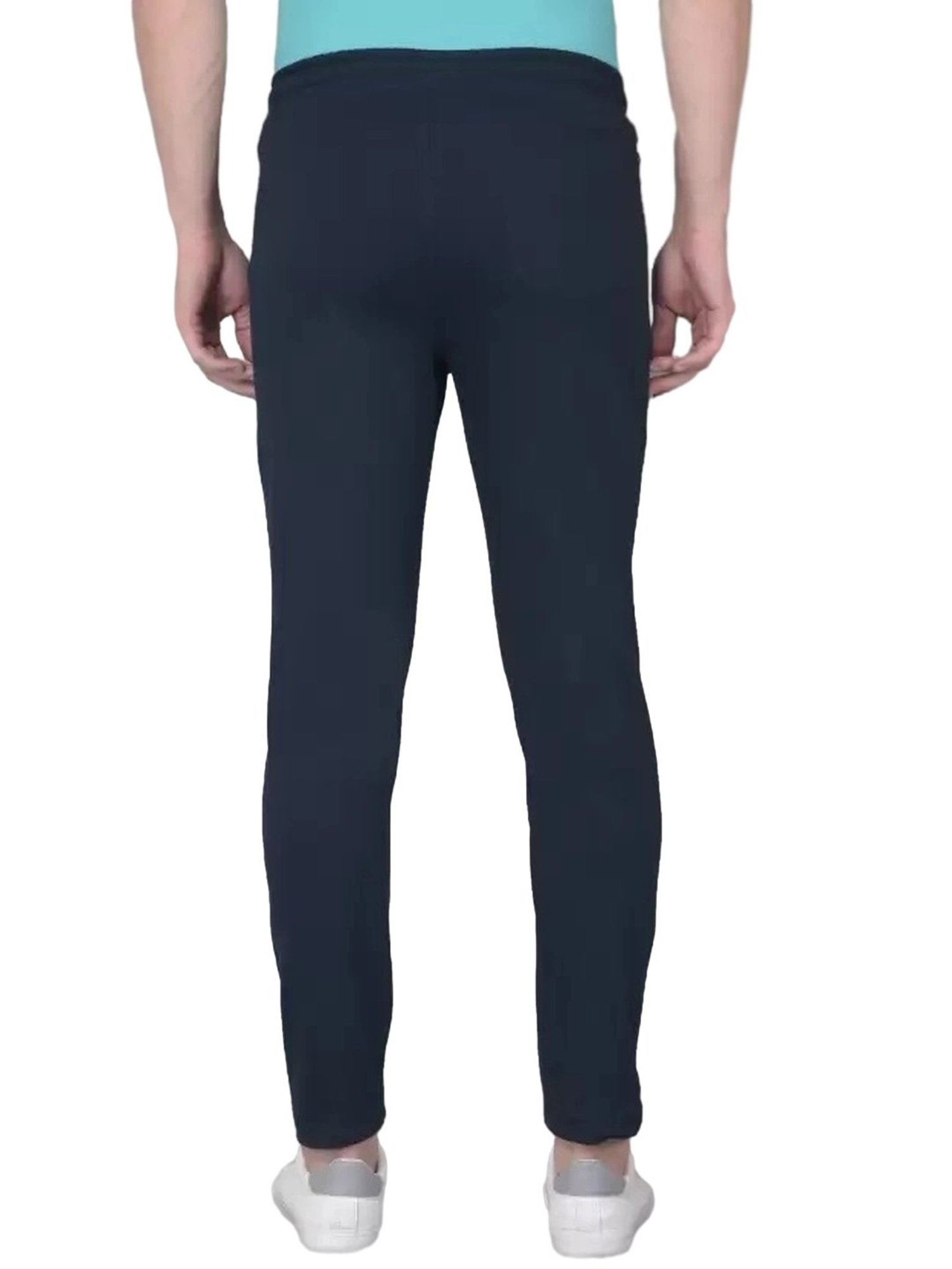 Force NXT Olive & Navy Cotton Regular Fit Trackpants - Pack Of 2