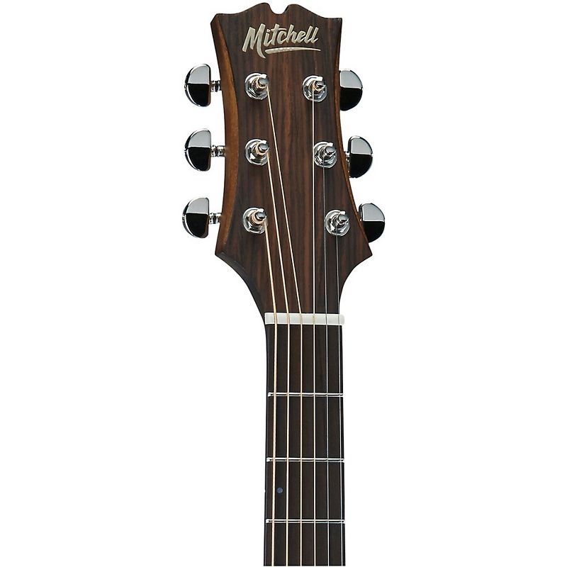 Mitchell T333E-BST Solid Mahogany Auditorium Acoustic-Electric Guitar Edge Burst