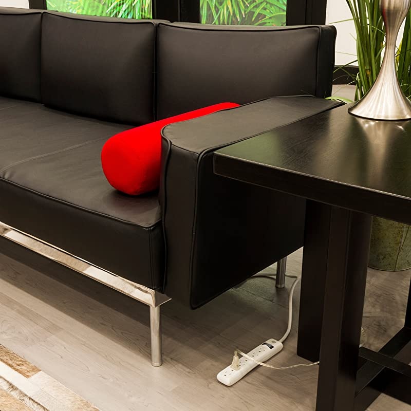 Strip with 6 Outlets 2 ft Cord Power Switch Integrated Circuit Breaker Overload Protection 15A 1800W UL Listed White 14830