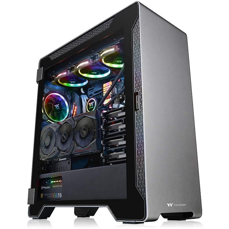 Fractal Design Node 202 Computer Case - Black - 2 x Bay - 1 x 450 W - Power Supply Installed - Mini ITX Motherboard Supported - 7.72 lb