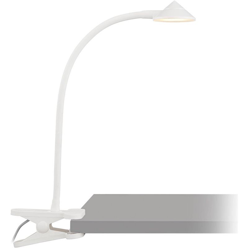 Pro Track White LED Clip Book Light - AC or USB Powered