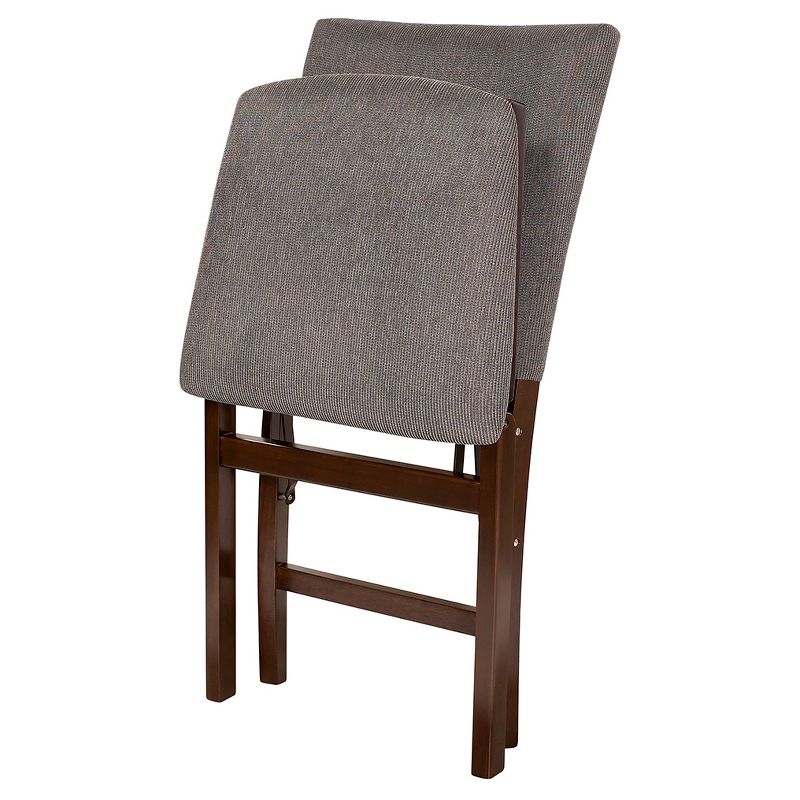 Set of 2 Parson's Folding Chair - Espresso/Jax - Stakmore
