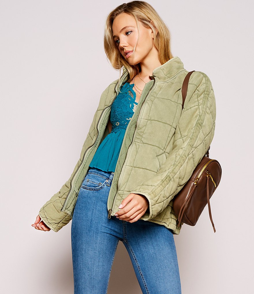 J.McLaughlin Durham Sleeveless Ruffle V-Neck Denim Blouse