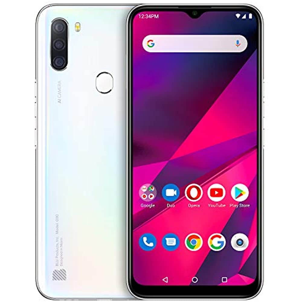 BLU G90 G0310WW 64GB Dual SIM GSM Unlocked Android SmartPhone w/ Triple Camera 16MP