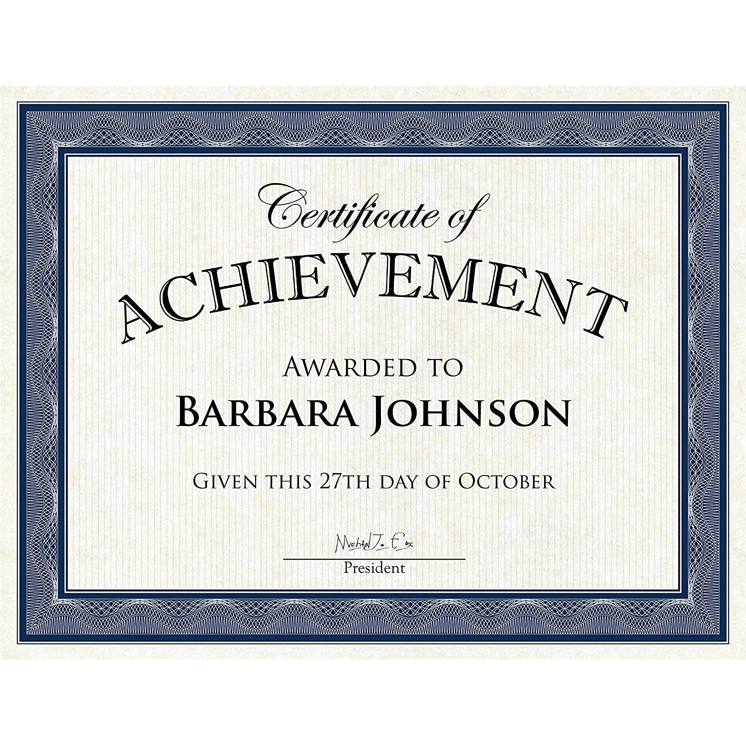 Geographics Assorted Traditional Card Stock Certificates,8.5 x 11", 40/Pack (48669)