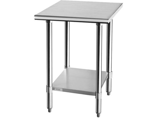 Z GRILLS Stainless Steel BBQ Work Table Kitchen Restaurant Outdoor 24 x 24"